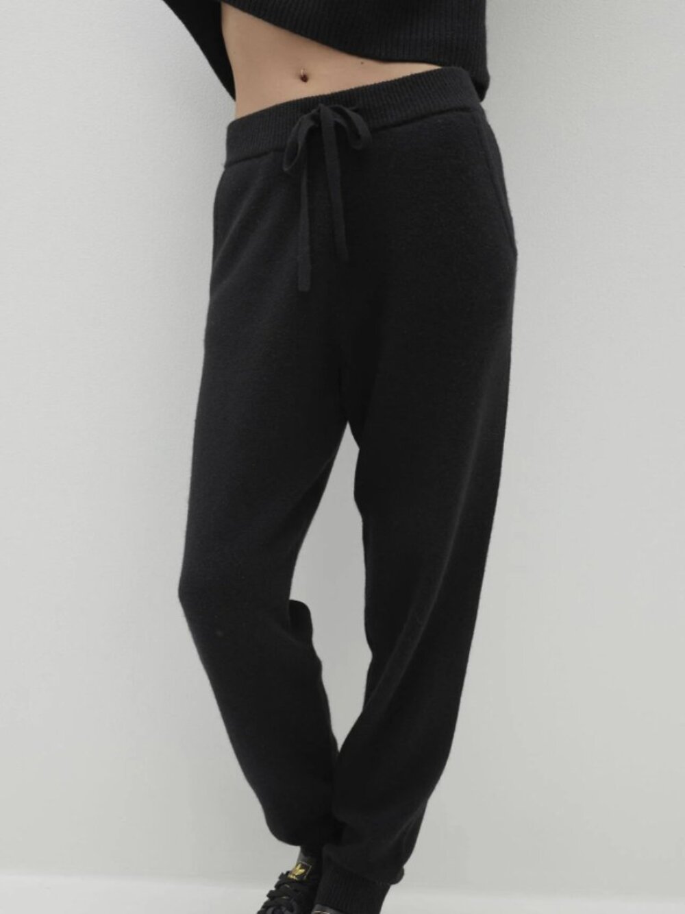 Naked Cashmere Uri Jogger Pants in Black Cashmere - Women's Size Medium (NWT)